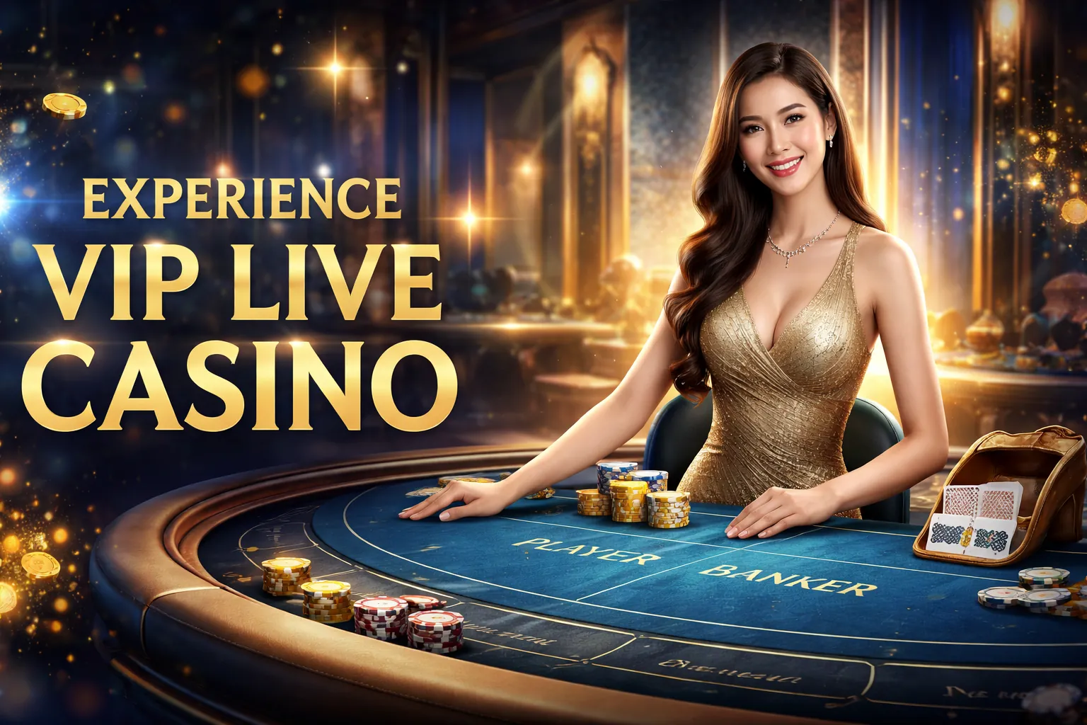 Hình ảnh game Thần Tài Bắn Cá với các biểu tượng may mắn và cá vàng